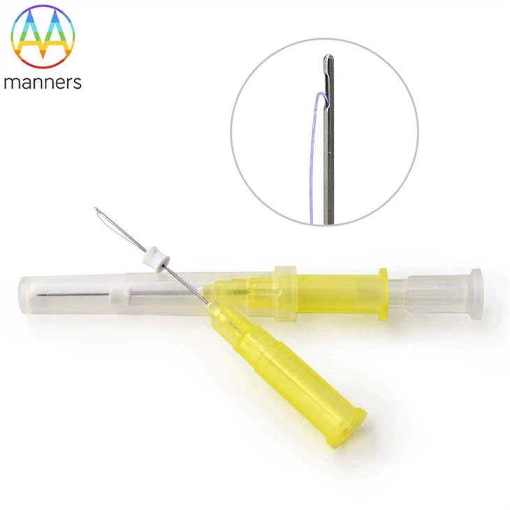 19G 100mm PDO Cog 4D Face Lift Thread L Blunt Needle